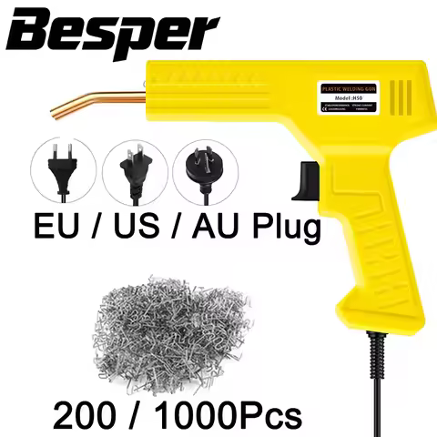 Multi-Function Plastic Welder EU/US/AU Plug Includes 200/1000 Pcs Welding Nails Overheat Protection