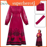 Encanto Breathable Mirabel Grandmother Abuela Alma Cosplay Dress For Party Costume Halloween