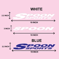 Sticker Kereta Spoon/Spoon Sports