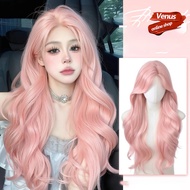 Fast Delivery From Bangkok Long Wig Lolita 65CM-70CM Curly Hairpiece Lace In Front High Quality Fake
