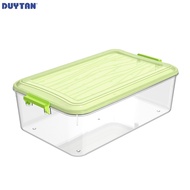 DUY TAN plastic low rectangular box (18,4 x 10.5 x 6,8 cm) - 09118 - Random color delivery