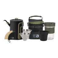 Awada Outdoor Pour Over Coffee Maker and Grinder Professional Dual-Use Stainless Steel Teapot Travel
