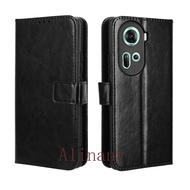 For OPPO Reno11 5G Case Wallet PU Leather Back Cover Casing For OPPO Reno 11 5G Phone Case Flip
