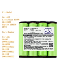 Cameron Sino2000mAh Vacuum  AEG Electrolux AG406 ZB4106WD Rapido ZB4106 FM72 AG406 90005510600  AG40