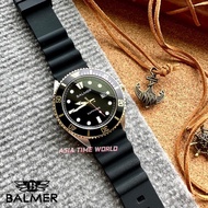 【现货】 宾马 Balmer 8174G TT-4 Sapphire Men Watch With Black Rubber Strap