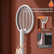 Foldable Electric Mosquito Killer Fly Swatter Trap USB Rechargeable Mosquito Racket Insect Killer wi