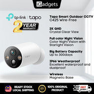 TP-LINK Tapo C425 Wireless Outdoor CCTV Smart Wire-Free Security Camera Weather Resistant