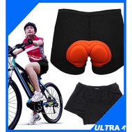 3D Unisex Black Bicycle Cycling Pants Solid Cosplay Comfortable Underwear Sponge Gel 3D Padded Cycli
