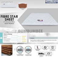 【New stock】✸VERSION2.0🔥 Coconut Fibre Sheet Mattress Topper/Fibre Mattress/Fibre Star/Fibre Topper