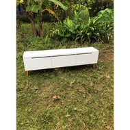 TARJO 3-drawer TV table, contemporary minimalist TV console