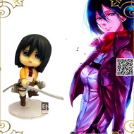 Mô hình Chibi Mikasa Ackerman chị nhân vật chính Anime Attack On Titan E 1602 1