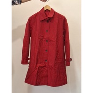 MERAH COAT PRIVATE - Classic Red Winter Coat Woman Long Coat