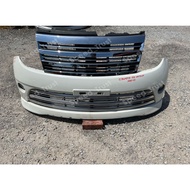 JDM Original Used Autech V2 Front Bumper Grill Grille Depan Spotlight Fog Lamp Nissan Elgrand E51 Hi