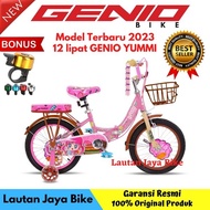 Sepeda Lipat Anak Perempuan 12 Genio Yummi New