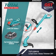 Total Li-ion Cordless Grass Trimmer 20V TGTLI20018 Grass Cutter Machine Mesin Rumput Bateri Mesin Potong Rumput 割草机