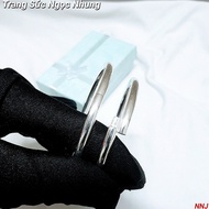 Smooth circle with 3-cup silver lock ta-MC35