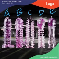 Terbaru Condom untuk pria tahan lama Condom sambung tebal Kondom gerigi bisa dicuci tebal Klop