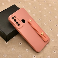Carristo Realme 5 / Realme 5S / Realme 5i / Realme 6i Simple Back Silicone Case with I-Ring Ring Sof