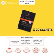 20 x Sachets FORTIFY Hair Treatment Mask - Keratin & Silk Bond-Repair Treatment, Deeply Repairs, Sof