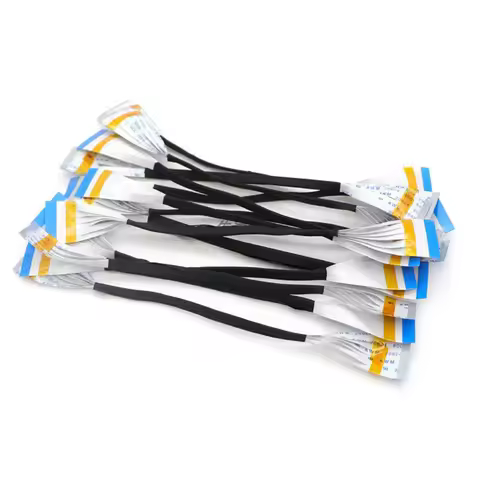 2Pcs FPC FFC Flexible Flat Cable AWM 20624 80C 60V VW-1 A/B Type 0.5mm 100/150/200/250mm 22P/24/26/3