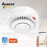 【Fast delivery】 Smoke Alarm Home Security System Smart Life WiFi Fire Sensor Detector Smart Home Tuy