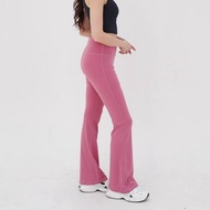 JM - Women's Leggings Cutbray Flare Pants Sport Yoga Gym Highwaist Pants LEG-02