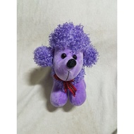 Cute Purple Poodle Dog Plush Soft Toy