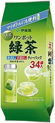 伊藤園一壺抹茶綠茶茶包 34 包