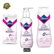 Libresse SensitiV Wipes (10s)/Feminine Wash (80ml/200ml) Intimate Feminine Wipes/Wash Penjagaan Dalaman Wanita