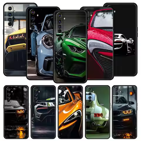 Super Car Sport Phone Case For Realme 12 11 10 9 8 5G 7 6 GT5 GT3 GT2 Pro Plus C21 C11 C25 C35 GT Ne