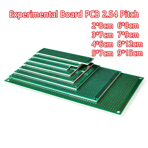 9x15 8x12 7x9 6x8 5x7 4x6 3x7 2x8 cm Double Side Prototype Diy Universal Printed Circuit PCB Board P