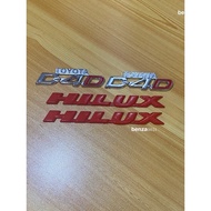 ToyotaD4D Hilux Logo Tiger Model Set Of 4 Pieces