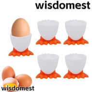 WISDOMEST 1/2/4Pcs Egg Cup Holder Cute Creative Accessories Eggs Container