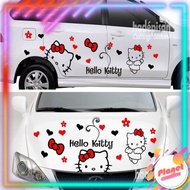 HELLO KITTY CAR STICKER CUTTING STICKER HELLO KITTY CAR BODY