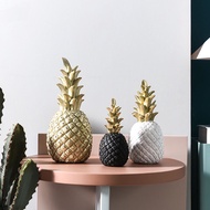 [in stock] Excellent Rating Rate98%Nordic Style Golden Pineapple Home Decor Resin Craft Creative Res