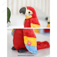 【W3SG】Talking Parrot Talking Parrot Plush Toy Electronic Bird Pet Talking Plush Parrot for Kids Earl