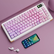 Pink Butterfly PBT Sublimation Mechanical Keyboard Keycaps Full Five-sided Girls Cute Pink Keycaps 9