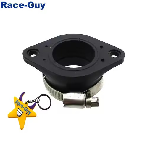 2V Z190 Engine ZS1P62YML-2 Carb Intake Adapter Boot Rubber Pipe Flange For Zongshen 190cc Pit Dirt B