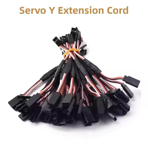 5Pcs 10/15/20/30/50/60/100/150/200cm Rc Servo Y Extension Cord Cable Lead Wire For Rc Servo Jr Futab