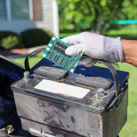 Pack Storage Box 3S 40A 12V 7Ah Lithium Batteries Case Holder with Protection Board for DIY Electric