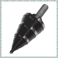 [h5bl3j6wj.ph] High-Speed Steel 3/8" Hexagonal Shank Nitrided Pagoda Drill, 7/8-1-3/8" Stainless Ste