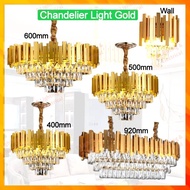 Crystal chandeliers Lampu Gantung Chandelier Gold Mentol LED E14