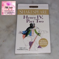 Buku Novel Shakespeare Henry IV Part Two Signet Classics Bestseller Book Impor Import English Origin