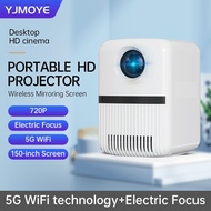 YJMOYE New WiFi Projector Mini 6000 Lumens HD 1080P 4K Supported Mirroring Wireless LED Projectors for Home Theater&amp;TV