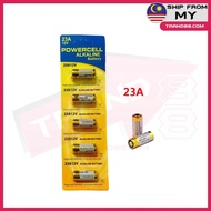 12V23A 12V27A POWERCELL High Voltage Alkaline Battery Car Remote Control Battery 12V 23A A23 27A A27