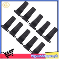 【W】10pcs clamps Original for  Bf 888s Belt Clip For BF-666S BF-888S uv-b5 b6 6r Retevis H-777 Radio 