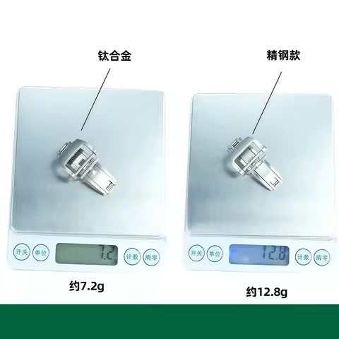 18mm Watch accessory buckle for Richard Mille rubber strap buckle Richard Mille titanium alloy foldi