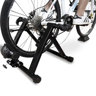 Bike Trainer Stand Steel Bicycle Exercise Magnetic Stand with Front Wheel Riser