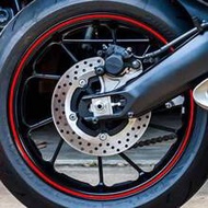 Motorcycle Tire Reflective Sticker, Motorcycle Car 18 Inch Steel Ring Tire Sticker Decorative Access