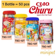 😵🌼Ciao Churu 50pcs Seafood/Tuna/Chicken 100% Original Ciao Stick - Ciao Cat Treats